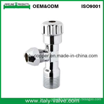 Top Chromed Brass Angle Valve with Plastic Handle (AV3018)